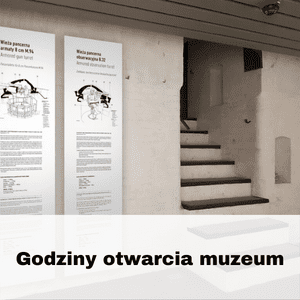 Godziny otwarcia muzeum - przycisk