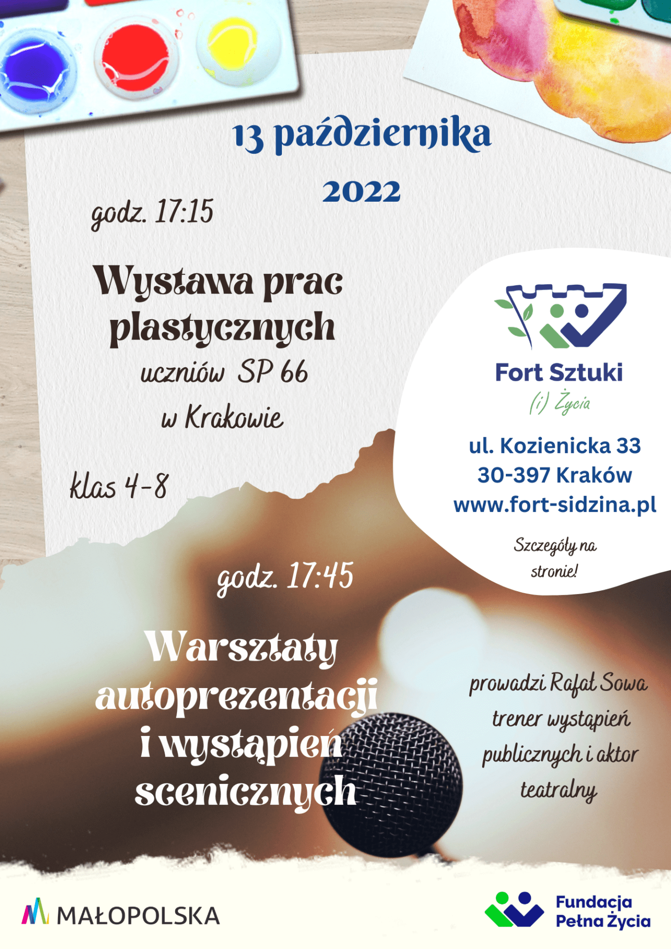 plakat wystawy prac plastycznych