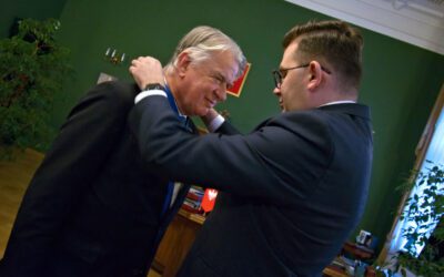 Odznaczenie dla pana Erika Bjorna Savena