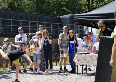 rzut zośką przed publicznością